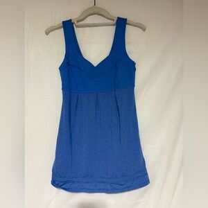 lululemon athletica Cobalt Blue V-Neck Athletic Tank
